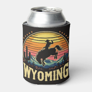 Retro Wyoming Cowboy Dosenkühler