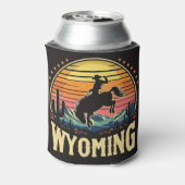 Retro Wyoming Cowboy Dosenkühler (Kanne Rückseite)