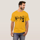 Retro-X-Ray-Werbegestaltung T-Shirt (Vorne ganz)