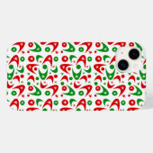 Retro Xmas Boomerangs Case-Mate iPhone Hülle (Rückseite (Horizontal))