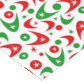 Retro Xmas Boomerangs Tischdecke (Schrägansicht)