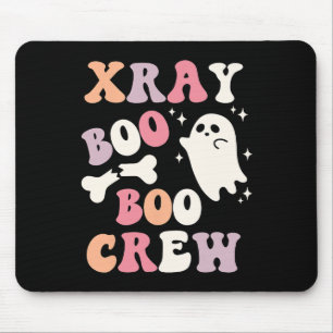 Retro Xray Boo Boo Crew Ghost Röntgeningenieur Hal Mousepad