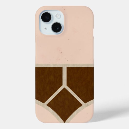 Retro-Y-Frontblumen Case-Mate iPhone Hülle (Rückseite)