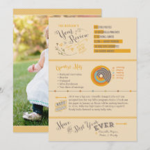 Retro Year in Review Christmas Cards - Infografik