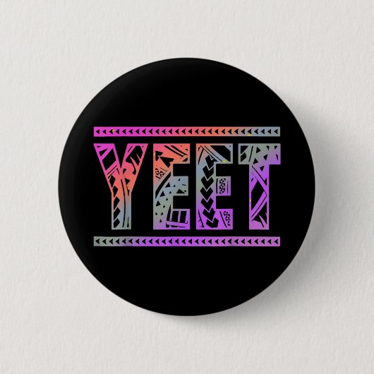 Retro Yeet Shirt Funny Sprichwort Slang Men Boy Gi Button (Vorderseite)