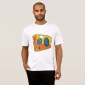 Retro Yellow Point and Shoot Film Camera T-Shirt (Vorne ganz)