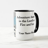 Retro Yellowstone National Park Bison Gift Tasse (VorderseiteRechts)