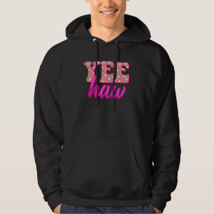Retro Yew Haw Howdy Rodeo Western Country Southern Hoodie