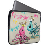 Retro Yip-Yips Laptopschutzhülle (Vorne Rechts)