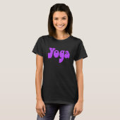 Retro Yoga-Shirt T-Shirt (Vorne ganz)