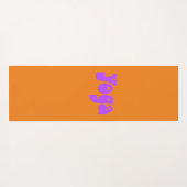 Retro Yoga-Shirt Yogamatte (Rückseite (Horizontal))