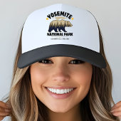 Retro Yosemite Bear Forest Trucker Truckerkappe