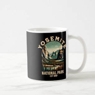 Retro Yosemite National Park USA Vintage Wandern Kaffeetasse