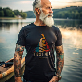 Retro Yosemite Nationalpark Kayaking T-Shirt