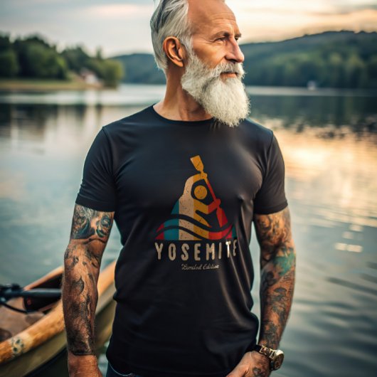 Retro Yosemite Nationalpark Kayaking T-Shirt