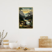 Retro Yosemite-Nationalpark Poster (Küche)