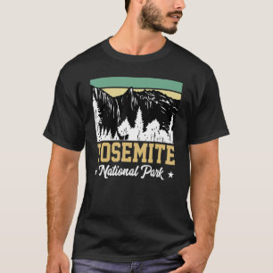 Retro Yosemite Nationalpark US Vintage Kalifornien T-Shirt