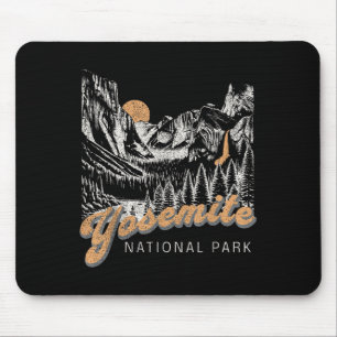 Retro Yosemite Nationalpark USA Vintage Damen Ich Mousepad