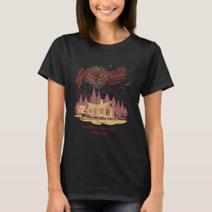 Retro Yosemite Nationalparks Camping Wandern T-Shi T-Shirt