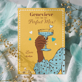 Retro You’re My Perfect Mix Valentine’s Day Card Feiertagskarte