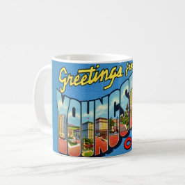 Retro Youngstown Ohio Greeting Kaffeetasse