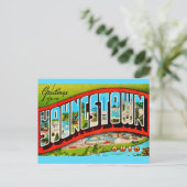 Retro Youngstown Ohio Postcard Postkarte (Stehend Vorderseite)