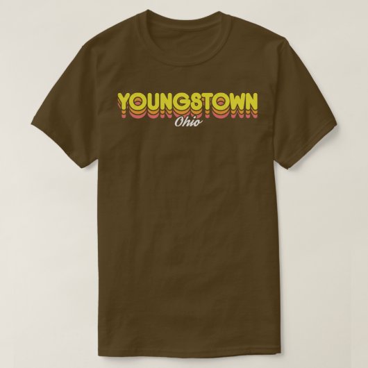 Retro Youngtown Ohio T-Shirt (Design vorne)