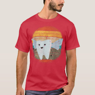 Retro-Zahnfee-Zahnarzthelferin T-Shirt