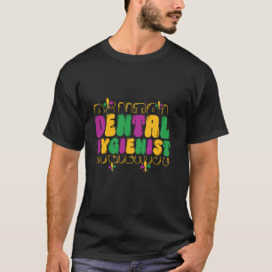 Retro-Zahnreiniger Mardi Gras Festival Fleur d T-Shirt
