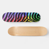 Retro Zebra 1 Skateboard (Horizontal)