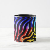 Retro Zebra 1 Tasse (Zentrum)