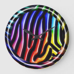 Retro Zebra 1 Uhr
