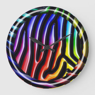 Retro Zebra 1 Uhr