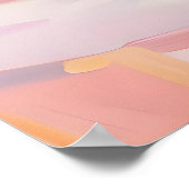 Retro Zebra Poster, Zebra Oil Painting, Vintage Poster (Ecke)