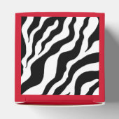 Retro Zebra Print Fevor Boxes Geschenkschachtel (Oben)
