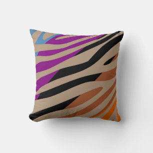 Retro Zebra Print Skin Pattern 2 Kissen
