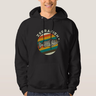 Retro Zebra Silhouette Idee Hoodie