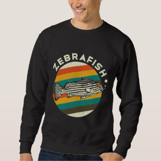 Retro Zebra Silhouette Idee Sweatshirt