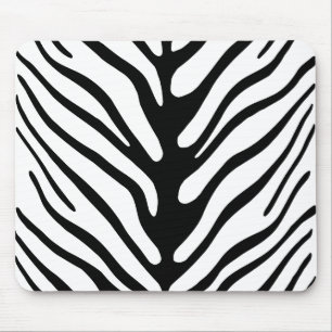 Retro-Zebrastreifen-Muster Mousepad