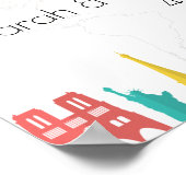 Retro-Zeichen, Dekorationszeichen für Reisen Poster (Ecke)