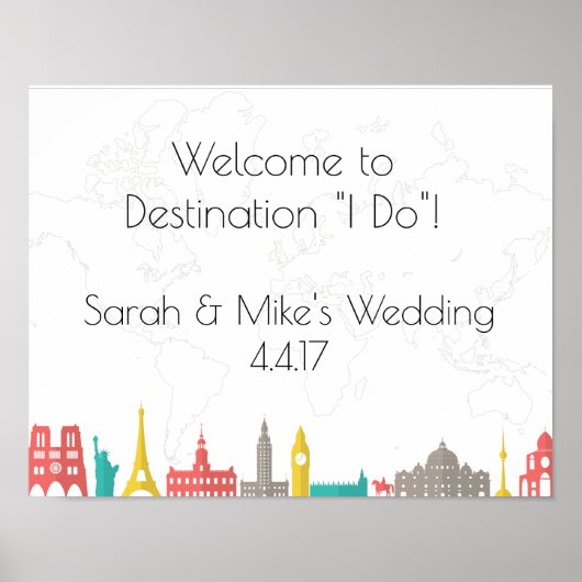 Retro-Zeichen, Dekorationszeichen für Reisen Poster (Vorne)