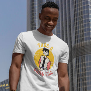 Retro-Zeichen der Kill-Pille T-Shirt