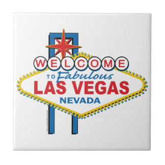 Retro Zeichen Las Vegass Fliese