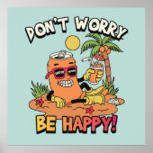 Retro-Zeichen Poster (Vorne)