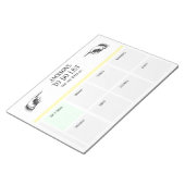 Retro Zeigefinger To-Do-Liste Notizblock (angewinkelt)