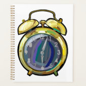 Retro-Zeit für die Vintage Goldalarmuhr Planer (Vorderseite)