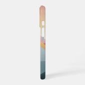 Retro-Zen-Berge iPhone 16 Hülle (Linke Seite)