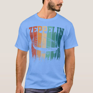 Retro-Zeppelin 70er 80er Luftschiff Vintage f T-Shirt