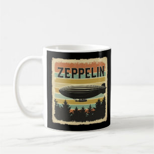 Retro Zeppelin Dirigible Luftschiff Zepelin Zeppli Kaffeetasse