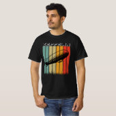 Retro Zeppelin Dirigible Luftschiff Zepelin Zeppli T-Shirt (Vorne ganz)